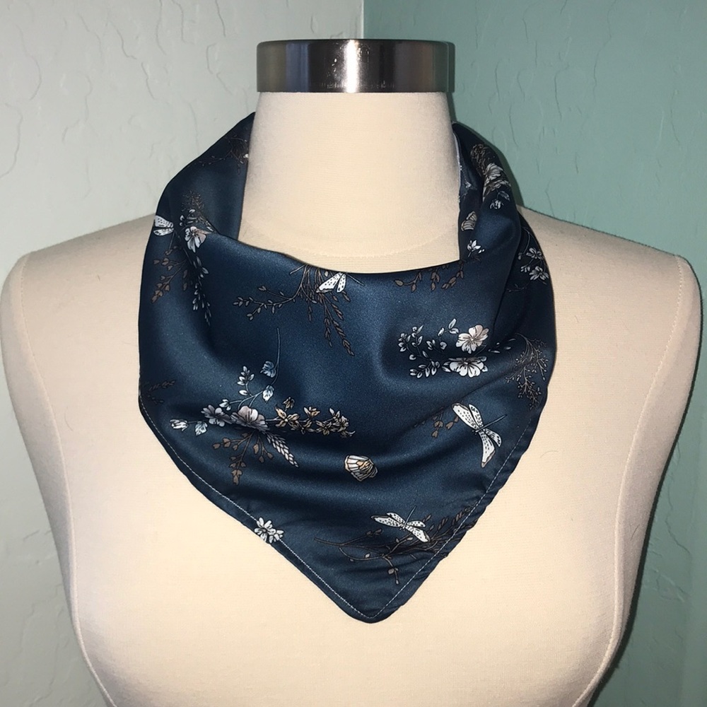 Reversible Satin Face Mask Scarf
